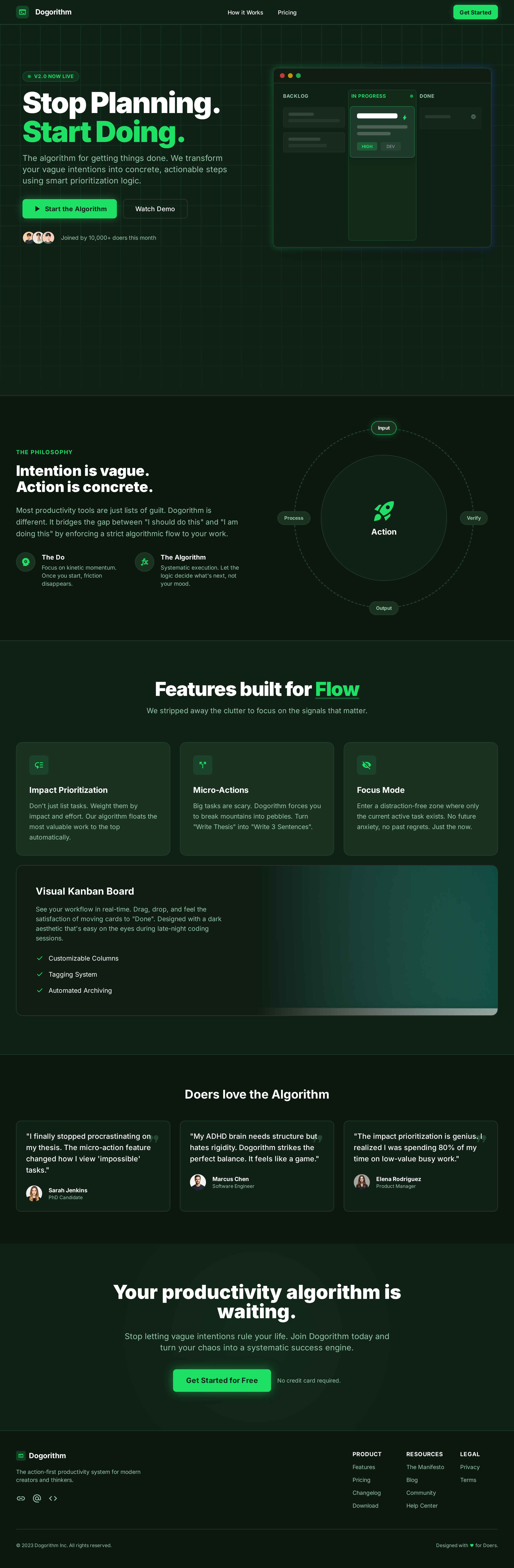 Landing Page